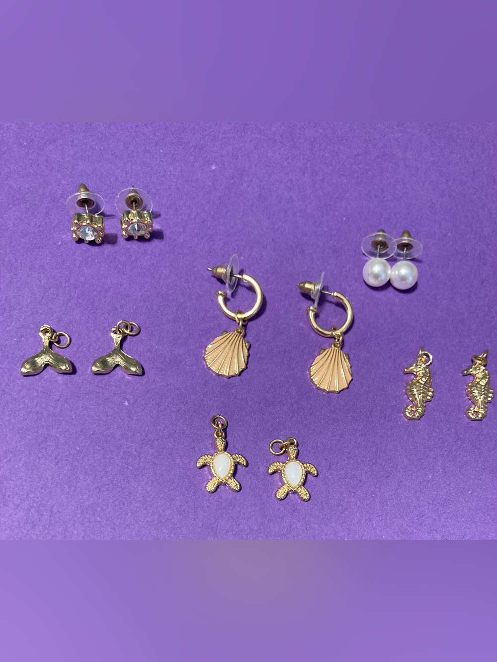 WOMENS EARRINGS  NWOT INTERCHANGEABLE